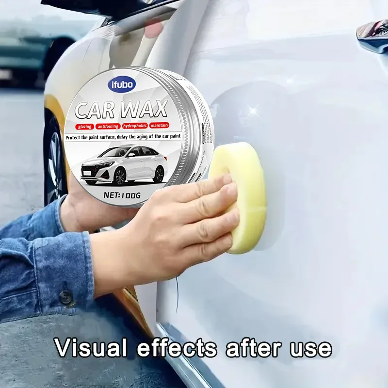 شمع سيارات أبيض فاخر لإصلاح الخدوش (Luxury White Car Wax) - الصورة 2