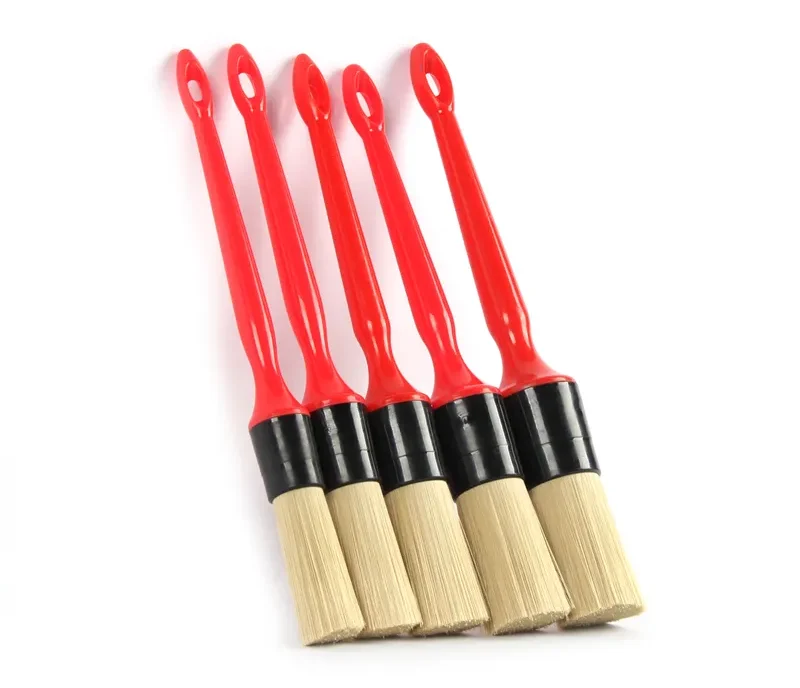 طقم فرش ديتيلنج لتنظيف السيارات (5-Piece Detailing Brushes) - الصورة 2