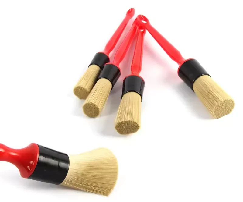 طقم فرش ديتيلنج لتنظيف السيارات (5-Piece Detailing Brushes) - الصورة 4
