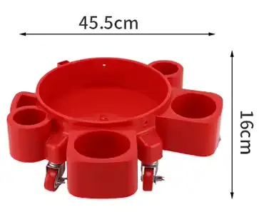 قاعدة متحركة بلاستيكية لدلو غسيل السيارات (Bucket Dolly) - الصورة 4